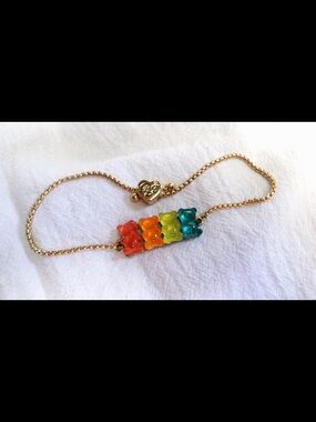 Betsey Johnson Gummy Bear Slide Bracelet